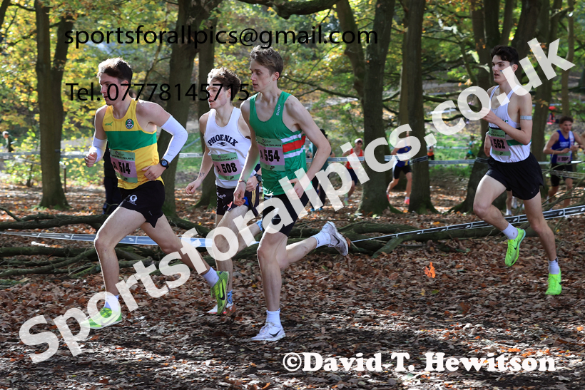 Junior Mens 2025 National Cross Country Relays, Berry Hill Park, Mansfield. Photo: David T. Hewitson/Sports for All Pics